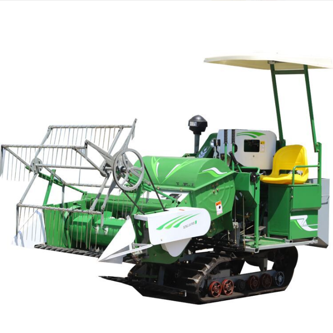 Combine Harvester Mini - 25 PS Raupen-Mini-Reismähdrescher / Weizendreschmaschine /