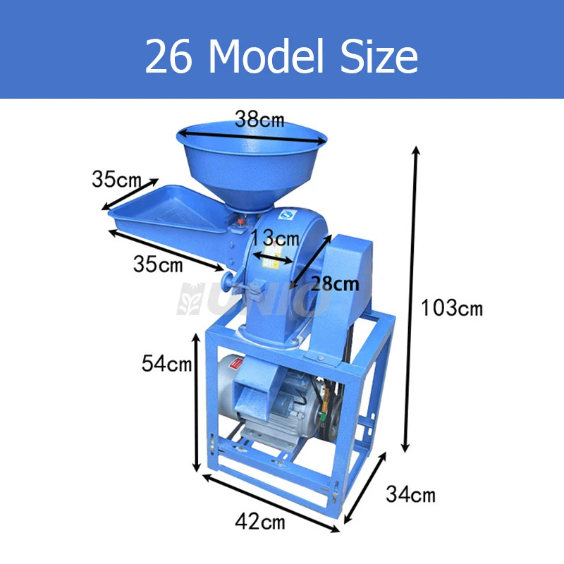 Grain Mill Grinder - Hochwertige Industrielle Getreidemühle Chilipulver-Herstellungsmaschine Elektrische Reismahlmaschine