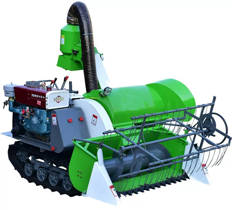 Combine Harvester Mini - Mini-Reismähdrescher mit Dieselmotor, hohe Produktivität, 18-20