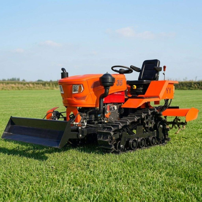 Raupenschlepper 4WD Bodenfräse – Agriculture Farming Equipments Bewertung und Preis